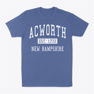 Acworth New Hampshire Classic Established Classic Dad T-Shirt