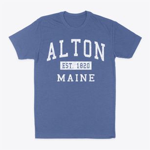 Alton Maine Classic Established Classic Dad T-Shirt