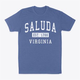 Saluda Virginia Classic Established Classic Dad T-Shirt