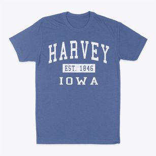 Harvey Iowa Classic Established Classic Dad T-Shirt