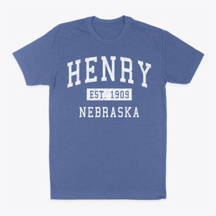 Henry Nebraska Classic Established Classic Dad T-Shirt