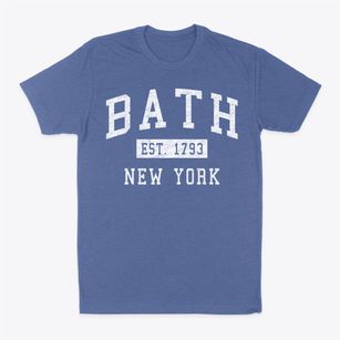 Bath New York Classic Established Classic Dad T-Shirt