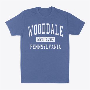 Wooddale Pennsylvania Classic Established Classic Dad T-Shirt