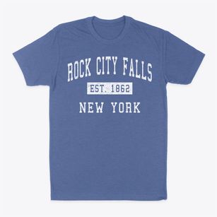Rock City Falls New York Classic Established Classic Dad T-Shirt