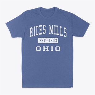 Rices Mills Ohio Classic Established Classic Dad T-Shirt