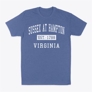 Sussex At Hampton Virginia Classic Established Classic Dad T-Shirt