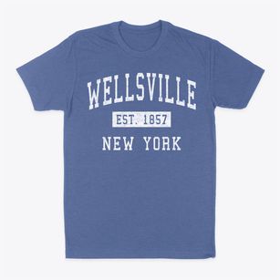 Wellsville New York Classic Established Classic Dad T-Shirt