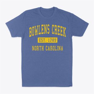 Bowlens Creek North Carolina Classic Established Classic Dad T-Shirt