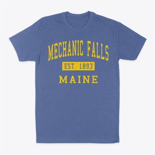 Mechanic Falls Maine Classic Established Classic Dad T-Shirt
