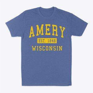 Amery Wisconsin Classic Established Classic Dad T-Shirt