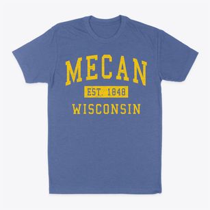Mecan Wisconsin Classic Established Classic Dad T-Shirt