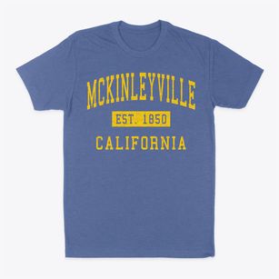 Mckinleyville California Classic Established Classic Dad T-Shirt