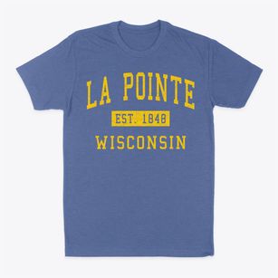 La Pointe Wisconsin Classic Established Classic Dad T-Shirt