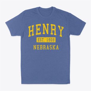 Henry Nebraska Classic Established Classic Dad T-Shirt