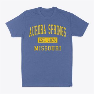Aurora Springs Missouri Classic Established Classic Dad T-Shirt