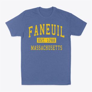 Faneuil Massachusetts Classic Established Classic Dad T-Shirt