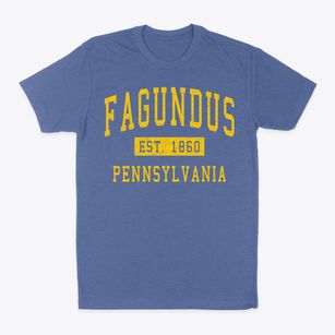 Fagundus Pennsylvania Classic Established Classic Dad T-Shirt