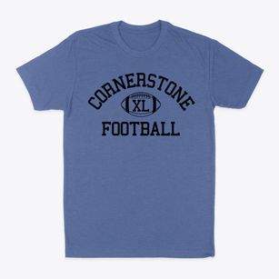 Cornerstone Christian School Classic Football Classic Dad T-Shirt