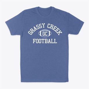 Grassy Creek School Classic Football Classic Dad T-Shirt