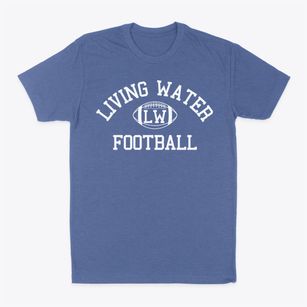 Living Water Christian School Classic Football Classic Dad T-Shirt