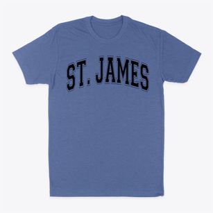 St James Parish Varsity Arch Classic Dad T-Shirt