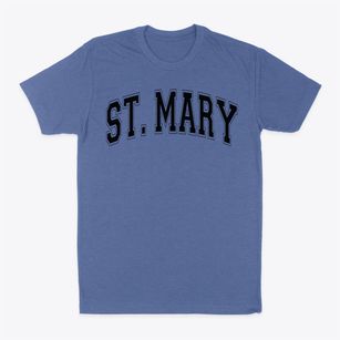 St Mary Parish Varsity Arch Classic Dad T-Shirt