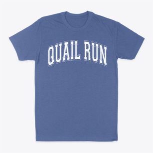 Quail Run Elementary School Varsity Arch Classic Dad T-Shirt
