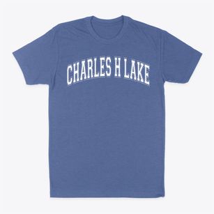 Charles H Lake Elementary School Varsity Arch Classic Dad T-Shirt