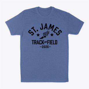 Saint James Catholic School Track and Field Classic Dad T-Shirt