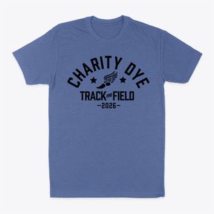 Charity Dye Elementary School Track and Field Classic Dad T-Shirt