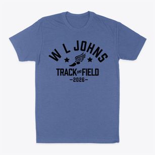 W L Johns School Track and Field Classic Dad T-Shirt