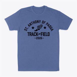 St Anthony Of Padua Parish Track and Field Classic Dad T-Shirt