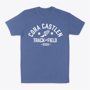 Cora Castlen Elementary School Track and Field Classic Dad T-Shirt