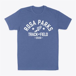 Rosa Parks Elementary School Track and Field Classic Dad T-Shirt