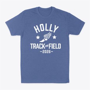 Holly High School Track and Field Classic Dad T-Shirt