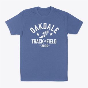 Oakdale Elementary School Track and Field Classic Dad T-Shirt