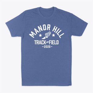 Manor Hill Elementary School Track and Field Classic Dad T-Shirt
