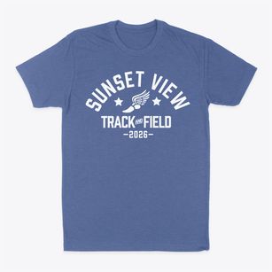 Sunset View Elementary School Track and Field Classic Dad T-Shirt