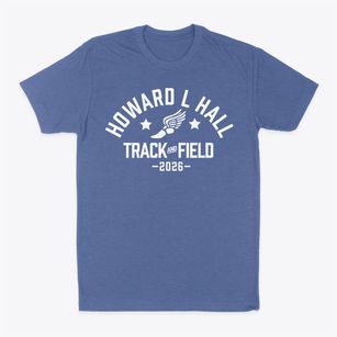 Howard L Hall Elementary School Track and Field Classic Dad T-Shirt