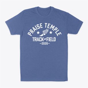 Praise Temple Academy Track and Field Classic Dad T-Shirt