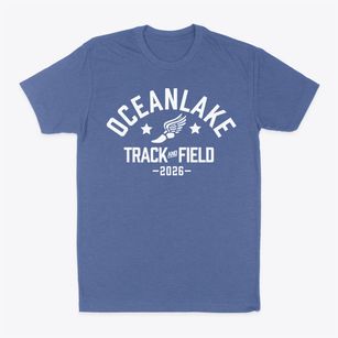 Oceanlake Elementary School Track and Field Classic Dad T-Shirt