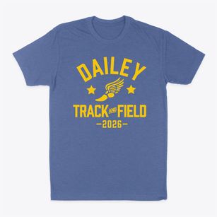 Dailey Middle School Track and Field Classic Dad T-Shirt