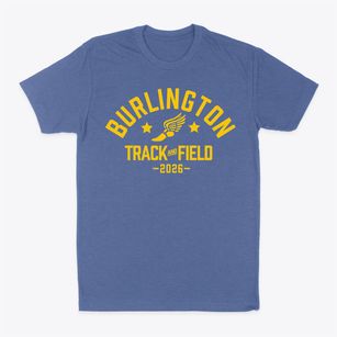 Burlington School Track and Field Classic Dad T-Shirt