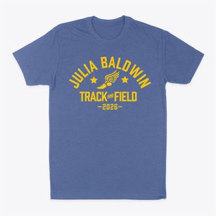 Julia Baldwin Elementary School Track and Field Classic Dad T-Shirt