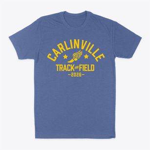 Carlinville High School Track and Field Classic Dad T-Shirt