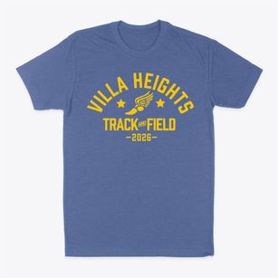 Villa Heights Academic Center Track and Field Classic Dad T-Shirt