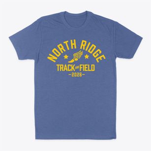 North Ridge Elementary School Track and Field Classic Dad T-Shirt