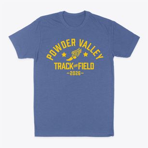 Powder Valley School Track and Field Classic Dad T-Shirt