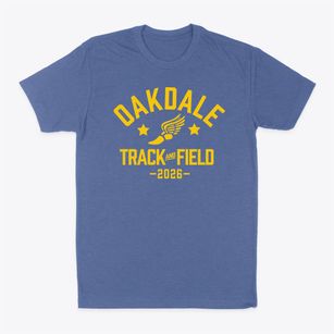 Oakdale Elementary School Track and Field Classic Dad T-Shirt