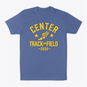 Center Elementary School Track and Field Classic Dad T-Shirt